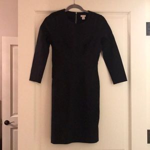 J Crew black dress